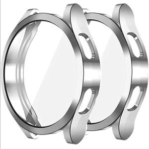 Eyamumo 2 Pack Case Compatible with Samsung Galaxy Watch 4 40mm Screen Protector